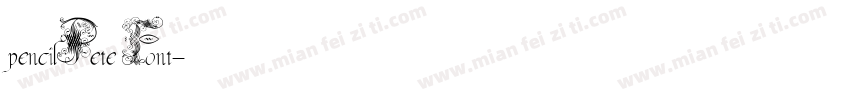 pencilPete Font字体转换
